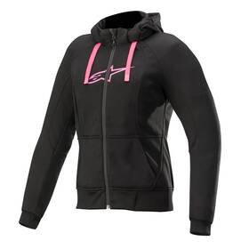 4210920-1039-s Alpinestars Stella Chrome Womens Sport Hoodie Small Black/pink