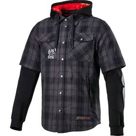 4300424-9610-l Alpinestars Mo.st.eq Tartan Long Sleeve Shirts Gray Lg
