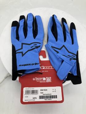 482-2483l-1166 Alpinestars Radar Gloves Light Blue/black Size Large