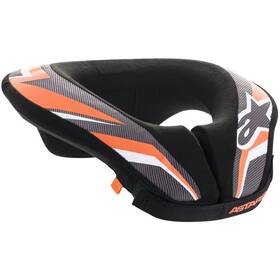 482-6068s Alpinestars Youth Sequence Neck Roll - Black/anthracite/orange Small/medium