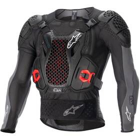 482-61422x Alpinestars Bionic Plus V2 Protection Jacket - Black/anthracite/red Xx-large