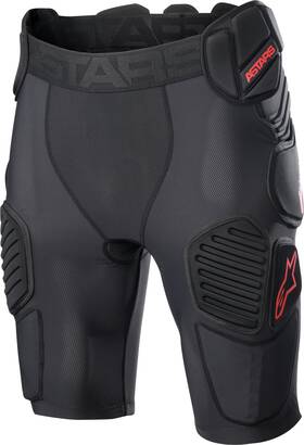 482-6146m Alpinestars Bionic Pro Protection Shorts Black/red Medium
