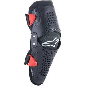 482-6152s Alpinestars Youth Sx-1 Knee Guards - Black/red Small/medium