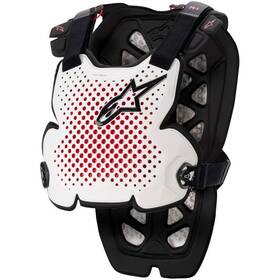 482-62012 Alpinestars A-1 Chest Protector - White/black/red Medium/large