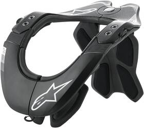 6500019-105-xsm Alpinestars Bns Tech 2 Neck Support Black/gray S/m 6500019-105-xsm Alpinestars Bns Tech 2 Neck Support Black/gray S/m