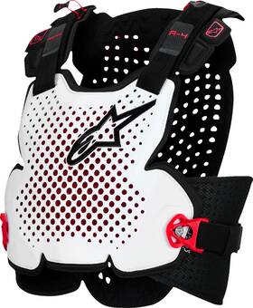 6500526-132-ml Alpinestars A-4 Plasma Roost Guard - Black/red/white M/l
