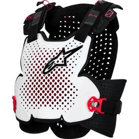 6500526-132-xl Alpinestars 6500526-132-xl/2xl A-4 Plasma Chest Protector - Black/red/white X-large/xx-large