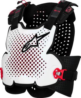 6500526-132-xlx Alpinestars A-4 Plasma Roost Guard Black/red/white Xl/2xl