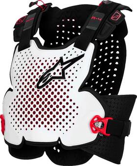 6500526 Alpinestars 6500526- A-4 Plasma Chest Protector - Motocross Dirtbike Offroad