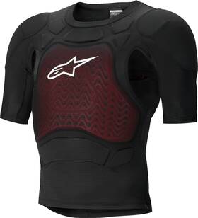 6500826-12-l Alpinestars Bionic Plasma Lt Jacket - Short-sleeve Black/white Large