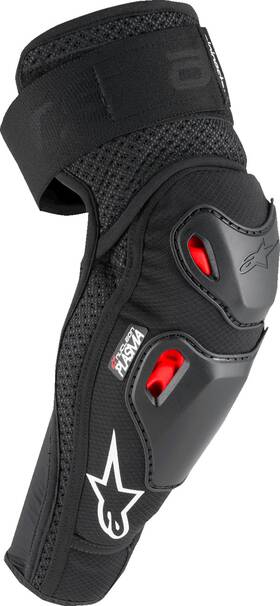 6503225-132-sm Alpinestars Bionic Pro Plasma Elbow Protectors - Black/red/white S/m