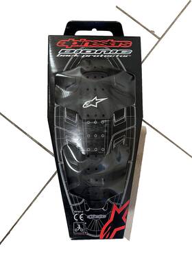 650407 Alpinestars Bionic Back Protector Size Medium Black Moto Racing Protective Gear