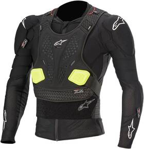 6506620-155-2x Alpinestars Bionic Pro V2 Jacket - Black/yellow 2xl
