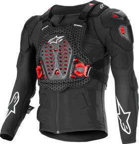 6507625-132-m Alpinestars Bionic Xtr Plasma Protection Jacket - Black/red/white Medium