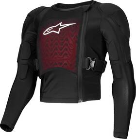 6540126-12-m Alpinestars Youth Bionic Plasma Lt Jacket - Black/white Medium