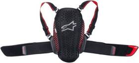 6544418-13-os Alpinestars Youth Nucleon Kr-y Back Protector Black Red One Size Fits Most