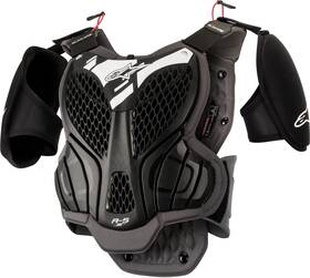 6740518-105-l Alpinestars 6740518-105-l/x Youth A-5 S Body Armor Black/cool Grey Yl/yx