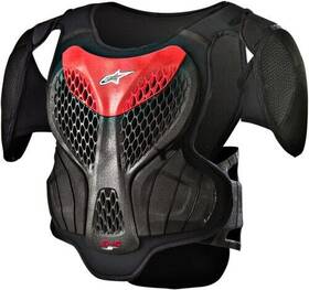 6740518-13-lxl Alpinestars Youth A-5 Roost Guard Chest Protector L/xl Black/red