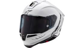 8200124-2170-l Alpinestars Supertech R10 Helmets Lg Gloss White