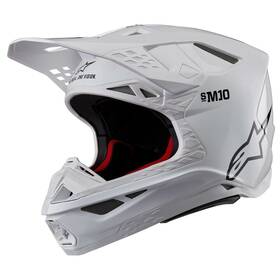 8300323-2180-xxl Alpinestars S-m10 Solid Helmet 2xl White Glossy 8300323-2180-xxl Alpinestars S-m10 Solid Helmet 2xl White Glossy