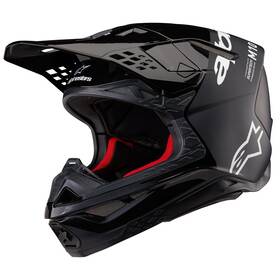 8301023-1310-xxl Alpinestars S-m10 Flood Helmet 2xl Black/dark Grey