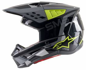 83039211592-l Alpinestars S-m5 Rover Helmet Lg Anthracite/fluo Yellow/camo