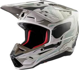 8306623-9066-xs Alpinestars S-m5 Mineral Helmet Warm Gry/celadon Grn Glsy Xs 8306623-9066-xs Alpinestars S-m5 Mineral Helmet Warm Gry/celadon Grn Glsy Xs