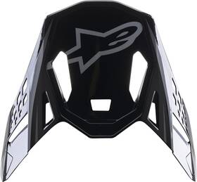 8981122-1195-os Alpinestars S-m10 Carbon Meta2 Visor Black/grey
