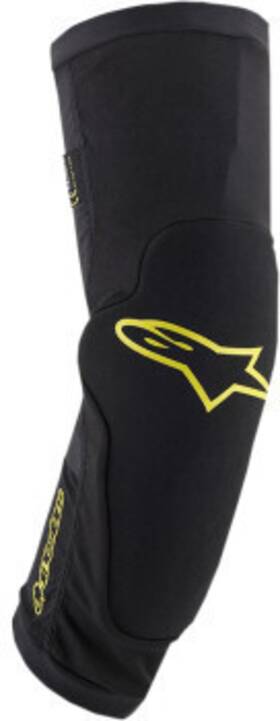 1652419-1047-sm Alpinestars Bicycle Paragon Plus Knee Protectors Black Yellow Small 2704-0562