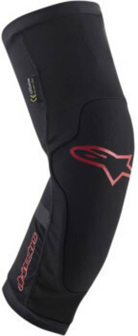 1652419-13-sm Alpinestars Bicycle Paragon Plus Knee Protectors Black Red Small