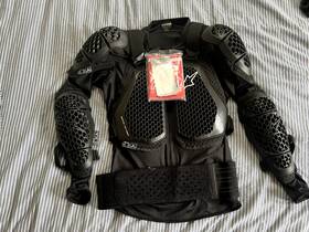 650682310 Alpinestars Md Bionic Action V2 Motorcycle Jacket - Black Xl