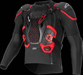 6507123-13f-m Alpinestars Tech-air V2 Off-road System - Black/red Medium