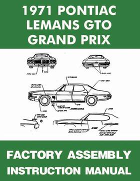 American Autowire 36360 Factory Assembly Manual 1971 Pontiac Gto Lemans And Tempest