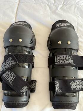 K304 Answer Racing Adult Black Adjustable Motocross Knee Pads Motorcycle Guards