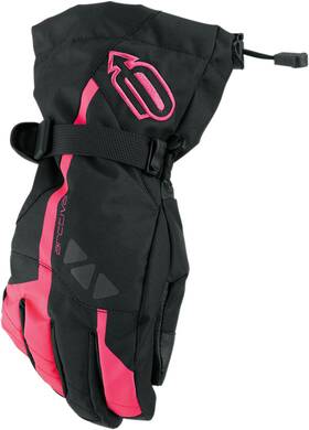 3341-0410 Arctiva Womens Snowmobile Pivot Gloves 2xl Black Pink Closeout 3341-0410 Arctiva Womens Snowmobile Pivot Gloves 2xl Black Pink Closeout