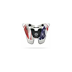 At4-usa-000 Atlas Youth Tyke Neck Brace - Usa Le Red/white/blue