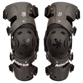 215146-p Barkbusters Asterisk Carbon Cell Pro Knee Brace Pair