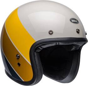 7136900 Bell Custom 500 Helmet Riff Gloss Sand/yellow Large