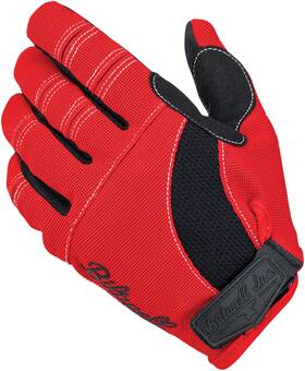 1501-0804-004 Biltwell Red/black/white Moto Gloves Lg