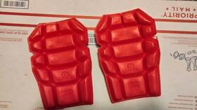 4058 Blaklader Black/red Flexible Knee-pad Inserts New