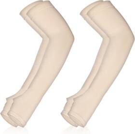 Uvirfv7ds Brand Abeillo Protective Arm Sleeve For Men Women Uv Protection Sleeves 2 Pairs Nude