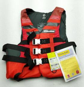 2867701612 Brp Sea-doo New Motion Womens Red Life Jacket S 3xl