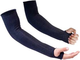 Cs021 Cawanfly Protective Arm Sleeves Level 5 Protection Cut Resistant 40cm Black