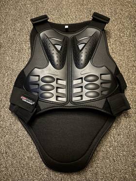 Mv01 Chcycle Motorcycle Vest Armor Protection Riding Chest Back Protector For Adults Size M