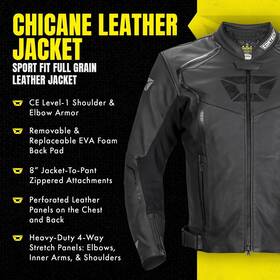 8980-2105-09 Cortech Chicane Leather Jacket