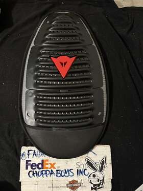 Dainese 1876095001001 Motorcycle Wave D1 G2 Back Protector Insert Black Red Ce Approved 38-47