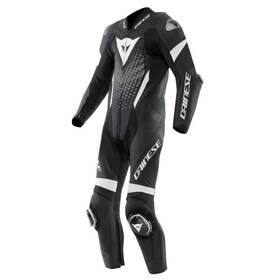 2015100061-f13-56 Dainese Laguna Seca 6 Leather Suit Perforated Blk/w/anthracite Size 56
