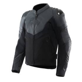 2015300036-631-48 Dainese Iperattiva Leather-tex Jacket Black/black Size - 48
