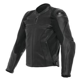 201533849-691-58 Dainese Mens Racing 4 Perforated Leather Jacket - Size 48 Black