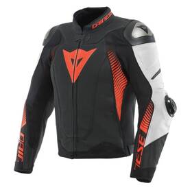 201533871-23a-44 Dainese Mens Super Speed 4 Leather Jacket Black/white/red - Us Size 34